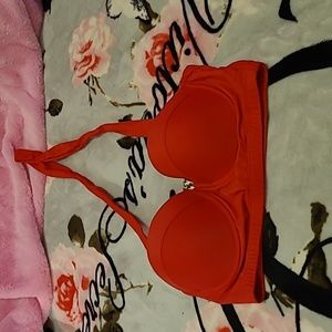 3/$15🚨Red Push-up Underwire Bra Bikini Top XL